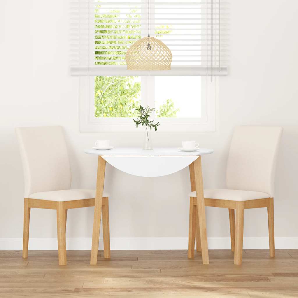 Cadeiras de jantar com almofadões 2 pcs madeira maciça