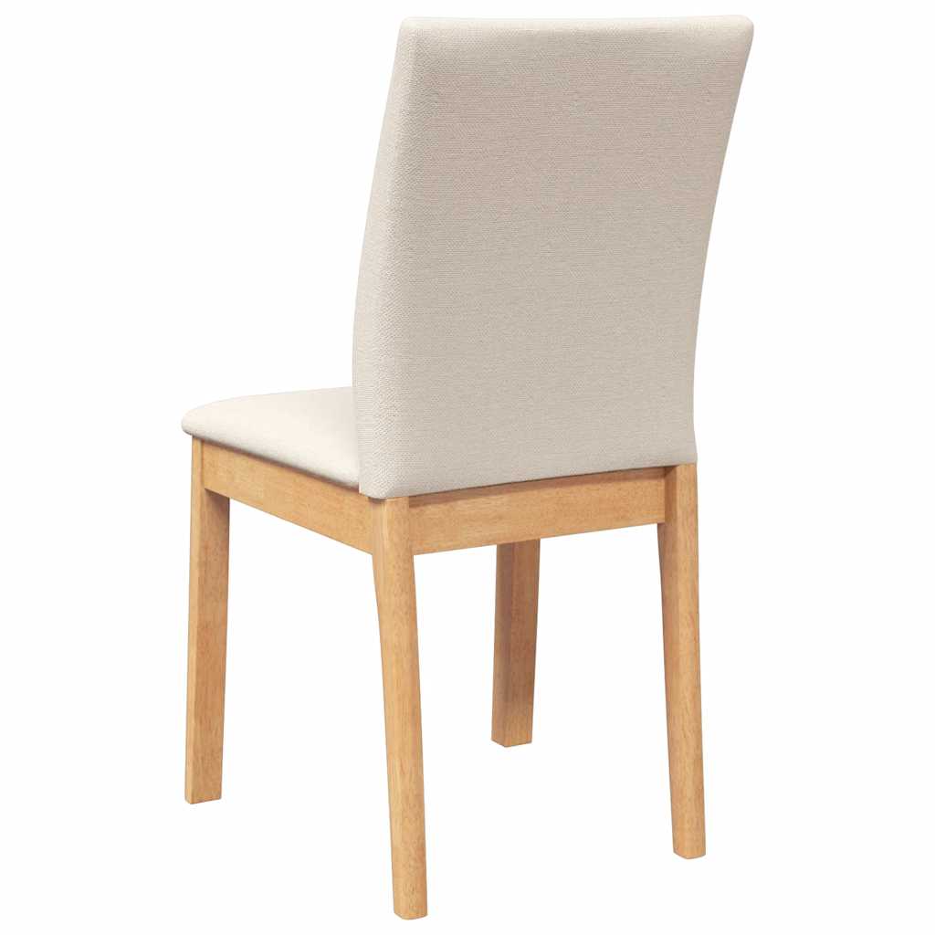 Cadeiras de jantar com almofadões 2 pcs madeira maciça