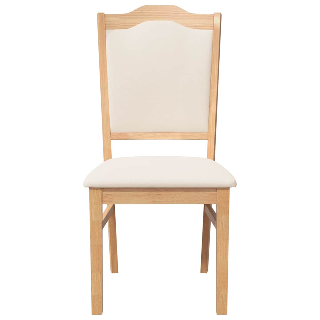 Cadeiras de jantar com almofadões 2 pcs madeira maciça