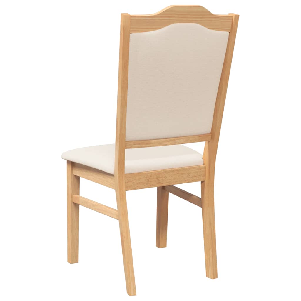 Cadeiras de jantar com almofadões 2 pcs madeira maciça
