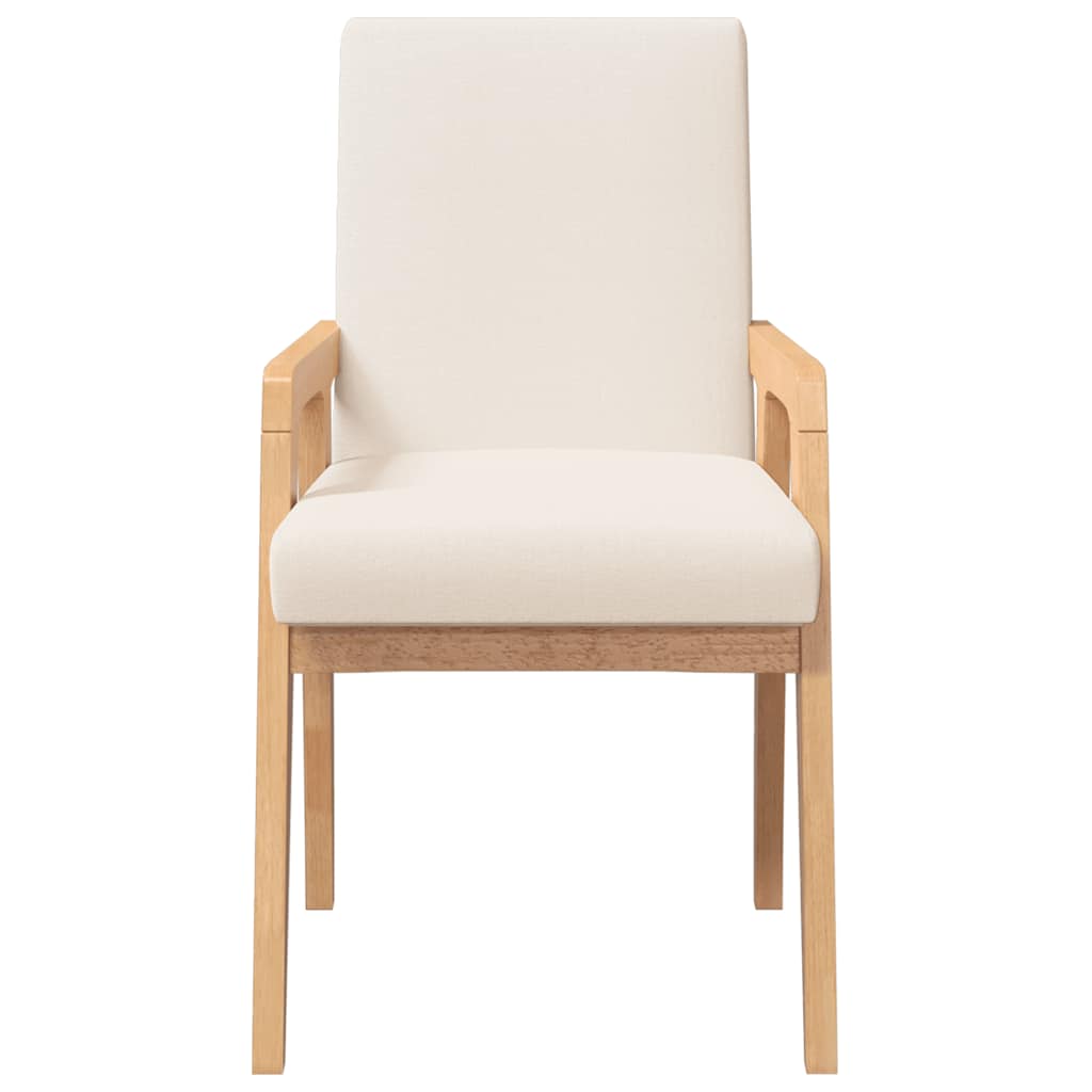 Cadeiras de jantar com almofadões 2 pcs madeira maciça