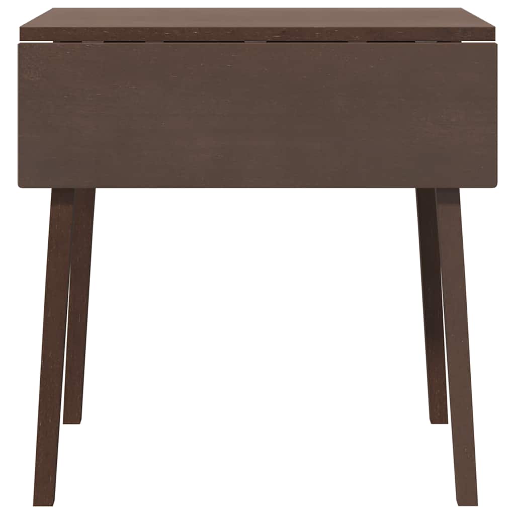 Mesa de jantar madeira seringueira maciça castanho