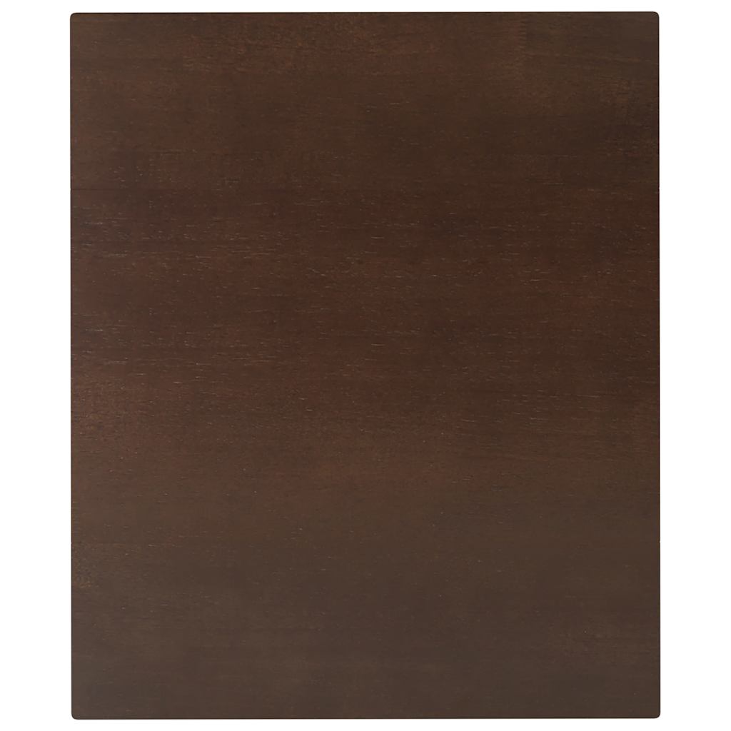 Mesa de jantar madeira seringueira maciça castanho