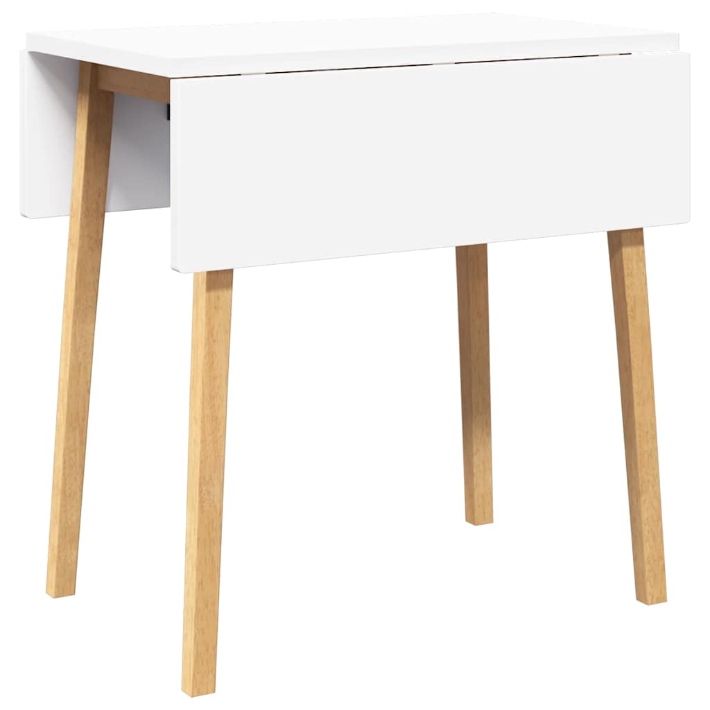 Mesa de jantar madeira seringueira maciça Natural