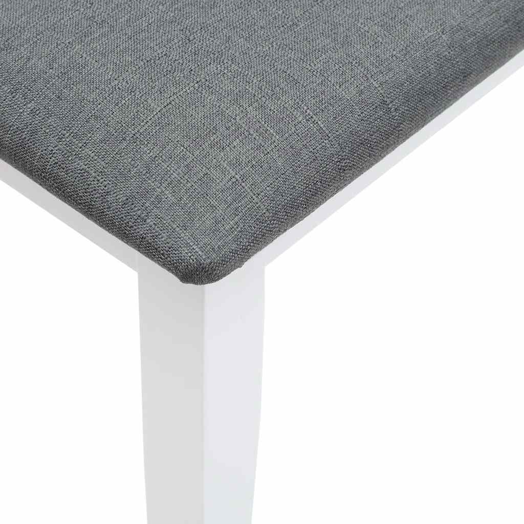 Banco 90 cm madeira seringueira maciça branco
