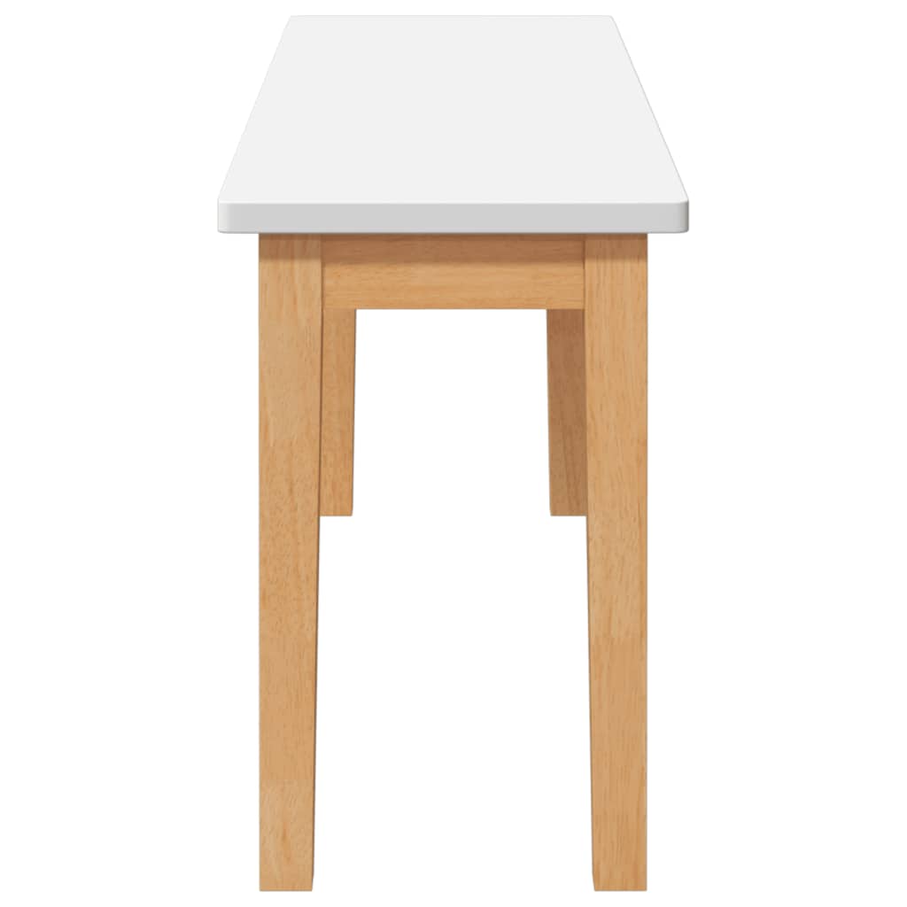 Banco 110 cm madeira seringueira maciça