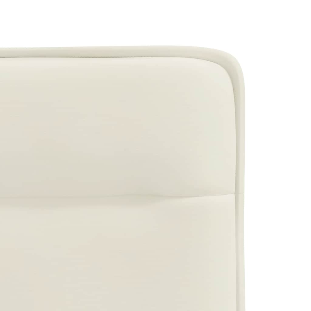 Cadeiras de jantar 6 pcs veludo cor creme