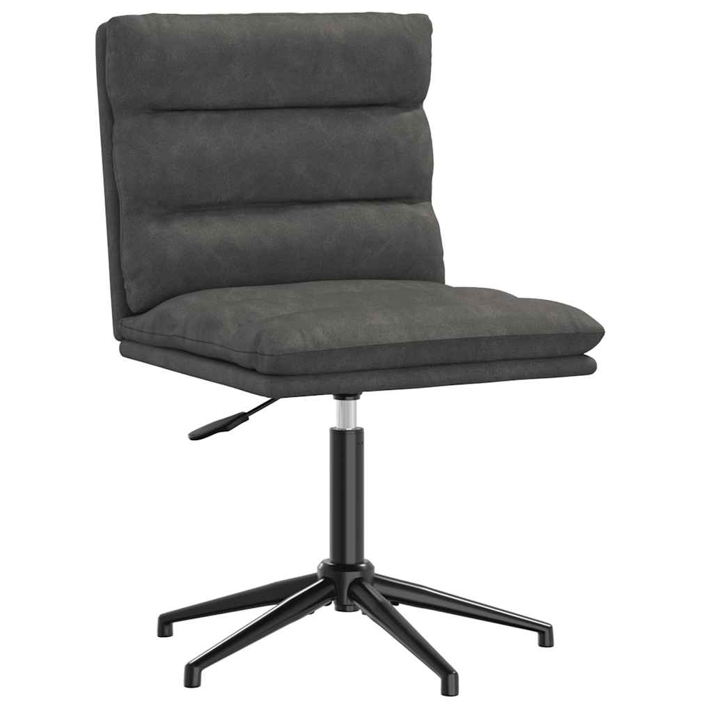 Cadeiras de jantar 6 pcs couro artificial preto