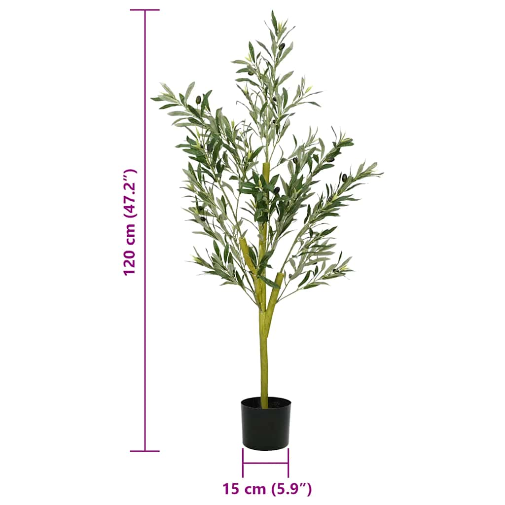 Oliveira artificial 450 folhas 120 cm verde