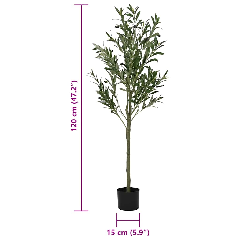 Oliveira artificial 450 folhas 120 cm verde