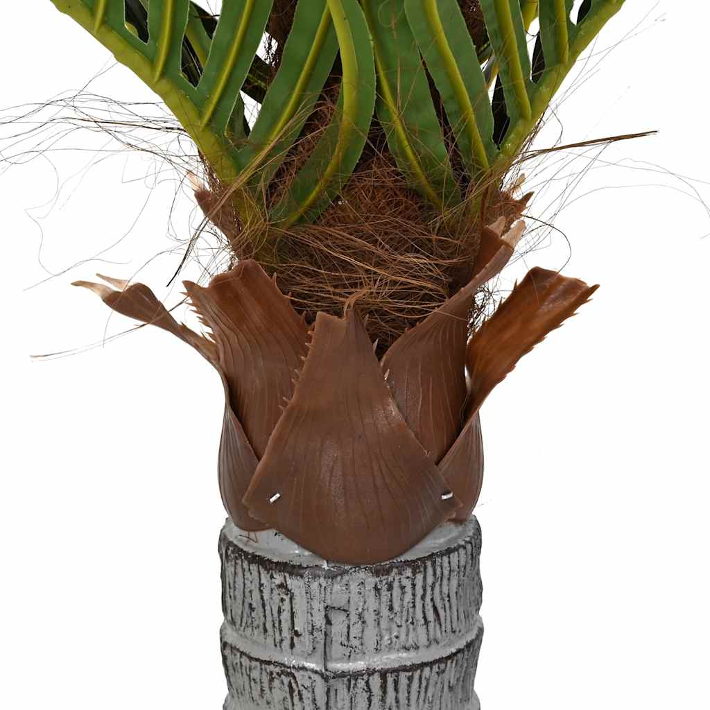 Palmeira artificial 6 folhas 100 cm verde