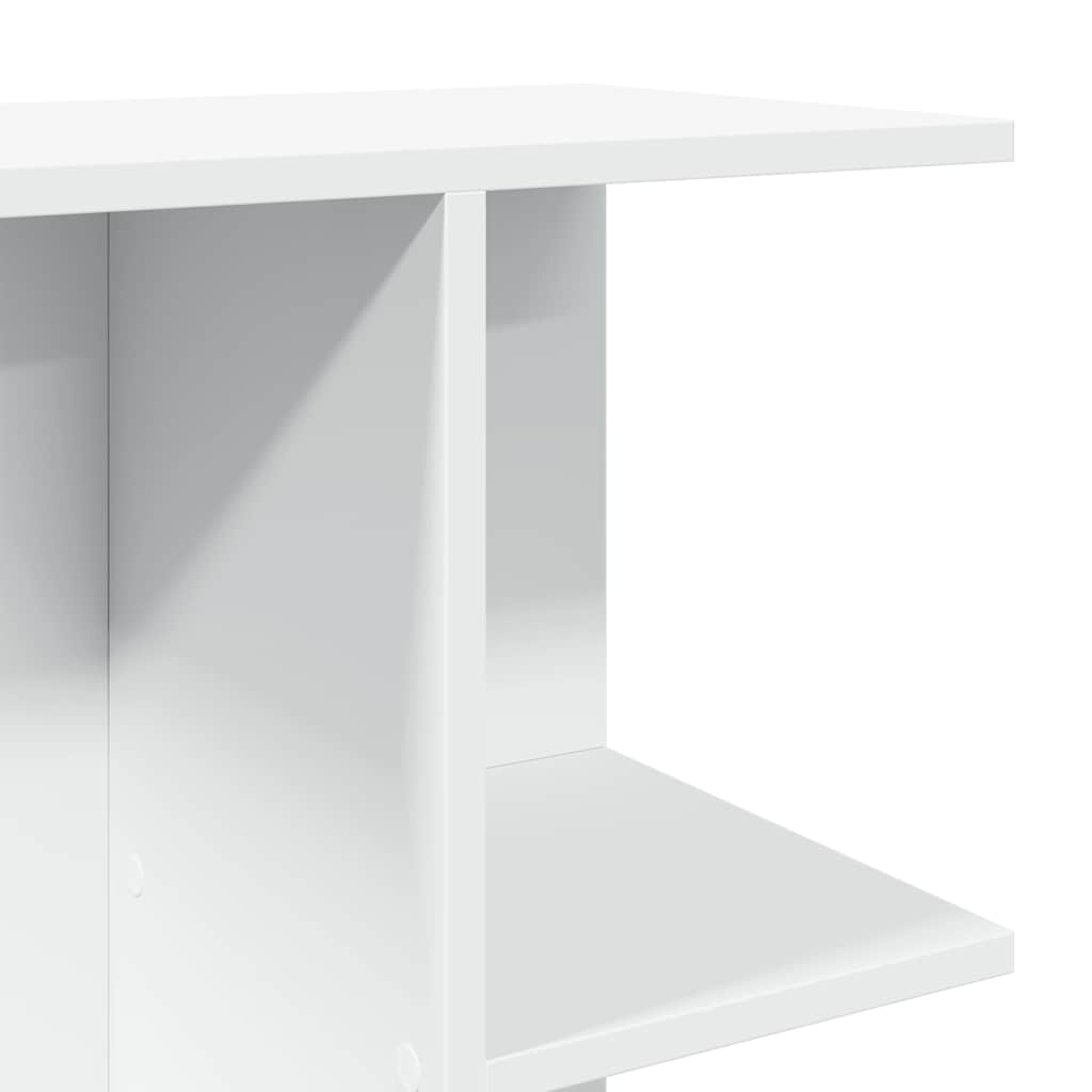 Mesa cabeceira 46,5x29x61cm derivados madeira branco