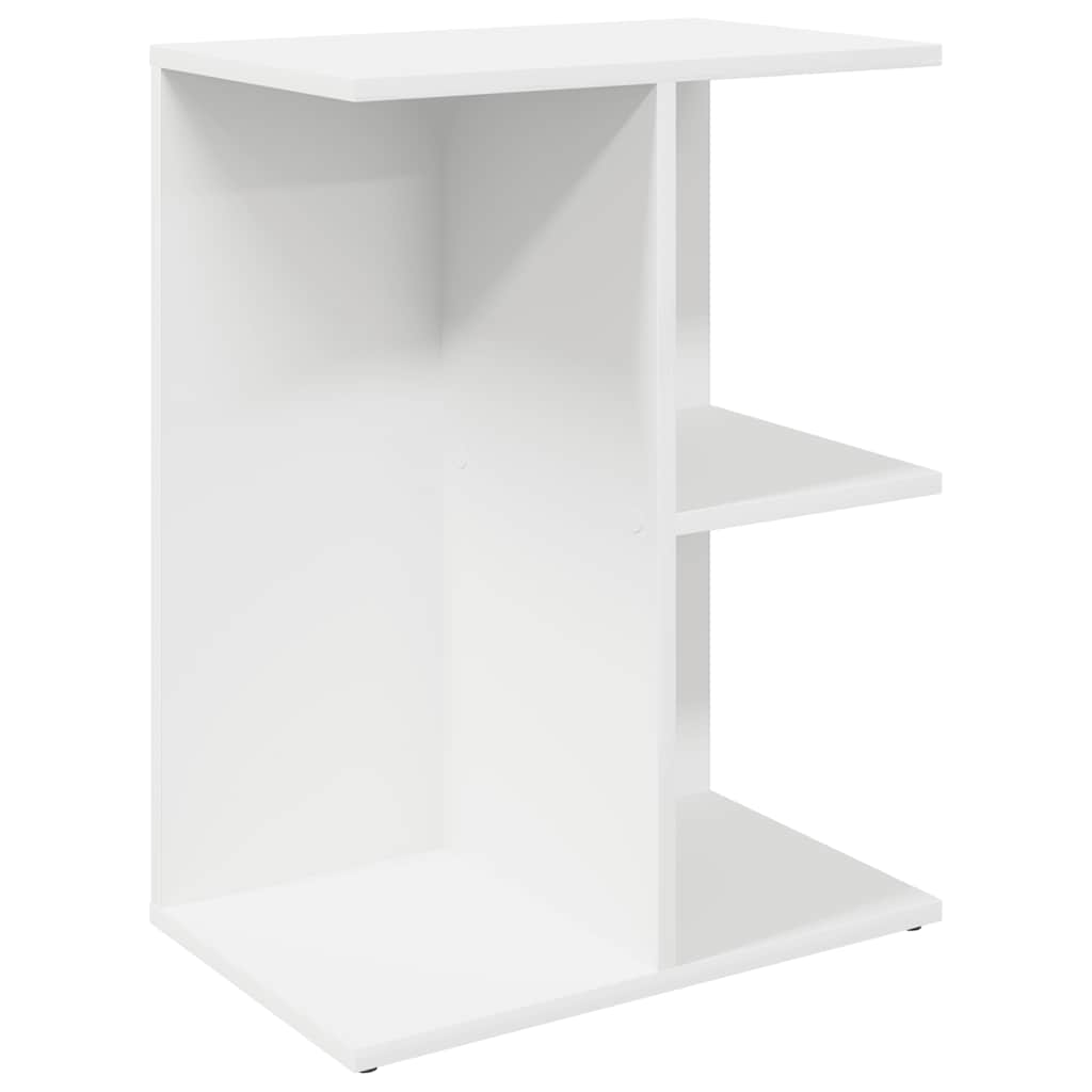Mesas cabeceira 2 pcs 46,5x29x61 cm derivados de madeira branco
