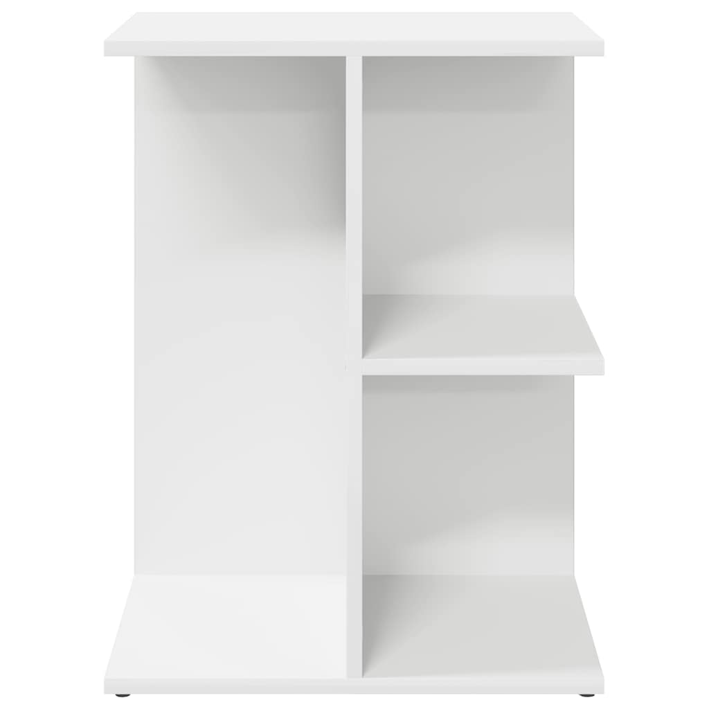 Mesas cabeceira 2 pcs 46,5x29x61 cm derivados de madeira branco