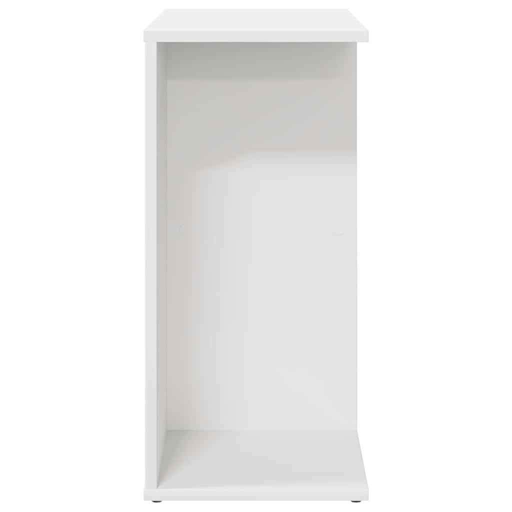 Mesas cabeceira 2 pcs 46,5x29x61 cm derivados de madeira branco