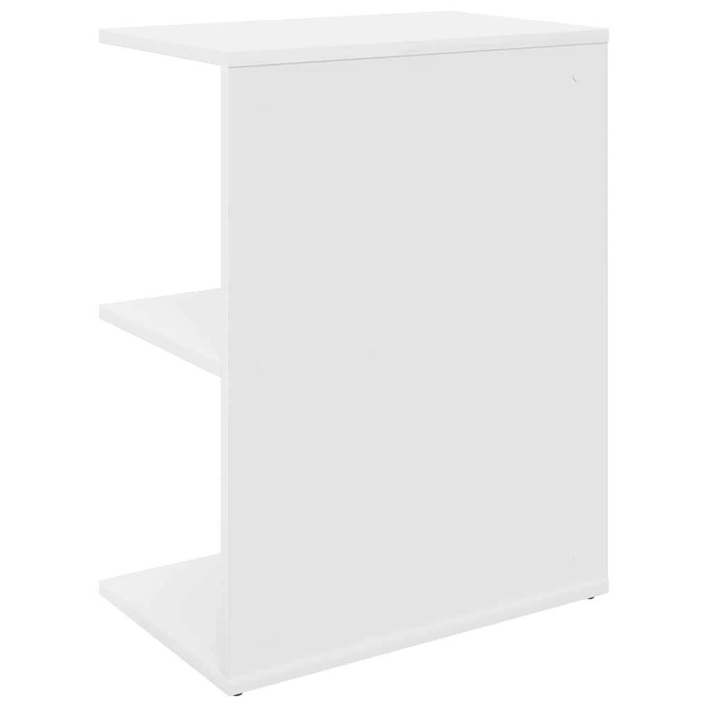 Mesas cabeceira 2 pcs 46,5x29x61 cm derivados de madeira branco