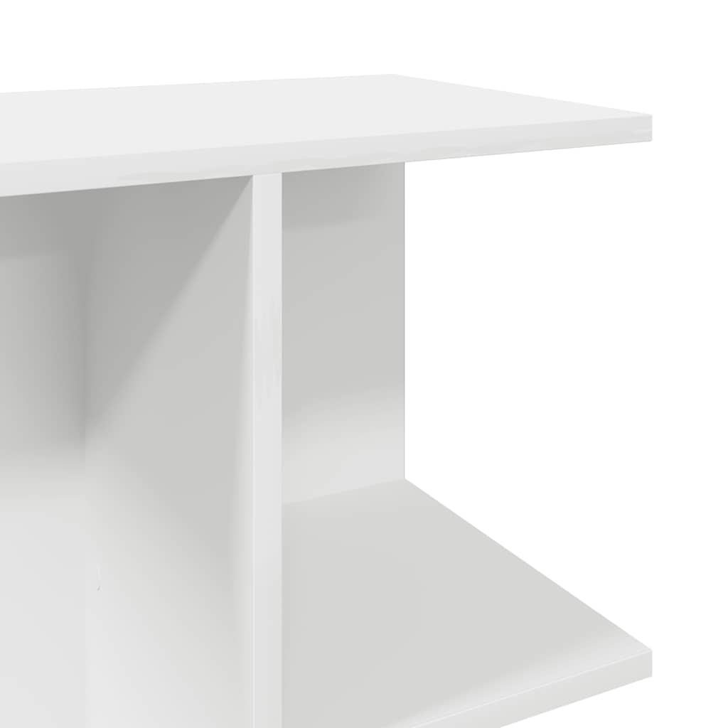 Mesas cabeceira 2 pcs 46,5x29x61 cm derivados de madeira branco