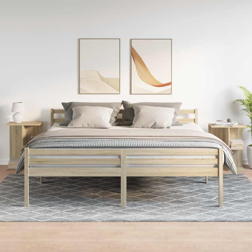Mesas cabeceira 2pcs 46,5x29x61cm deriv.madeira carvalho sonoma