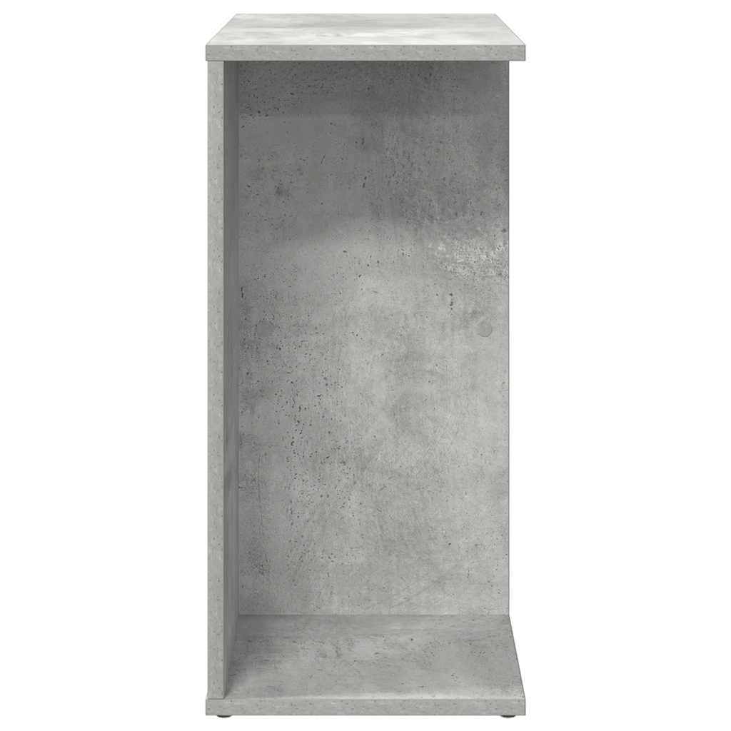 Mesa cabeceira 46,5x29x61 cm derivados madeira cinzento-cimento