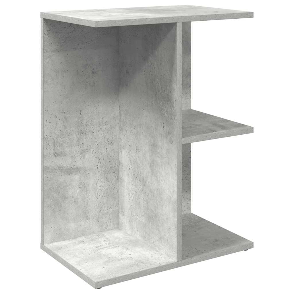 Mesas cabeceira 2 pcs 46,5x29x61cm deriv. madeira cinza cimento