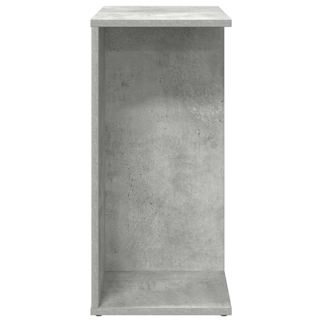 Mesas cabeceira 2 pcs 46,5x29x61cm deriv. madeira cinza cimento