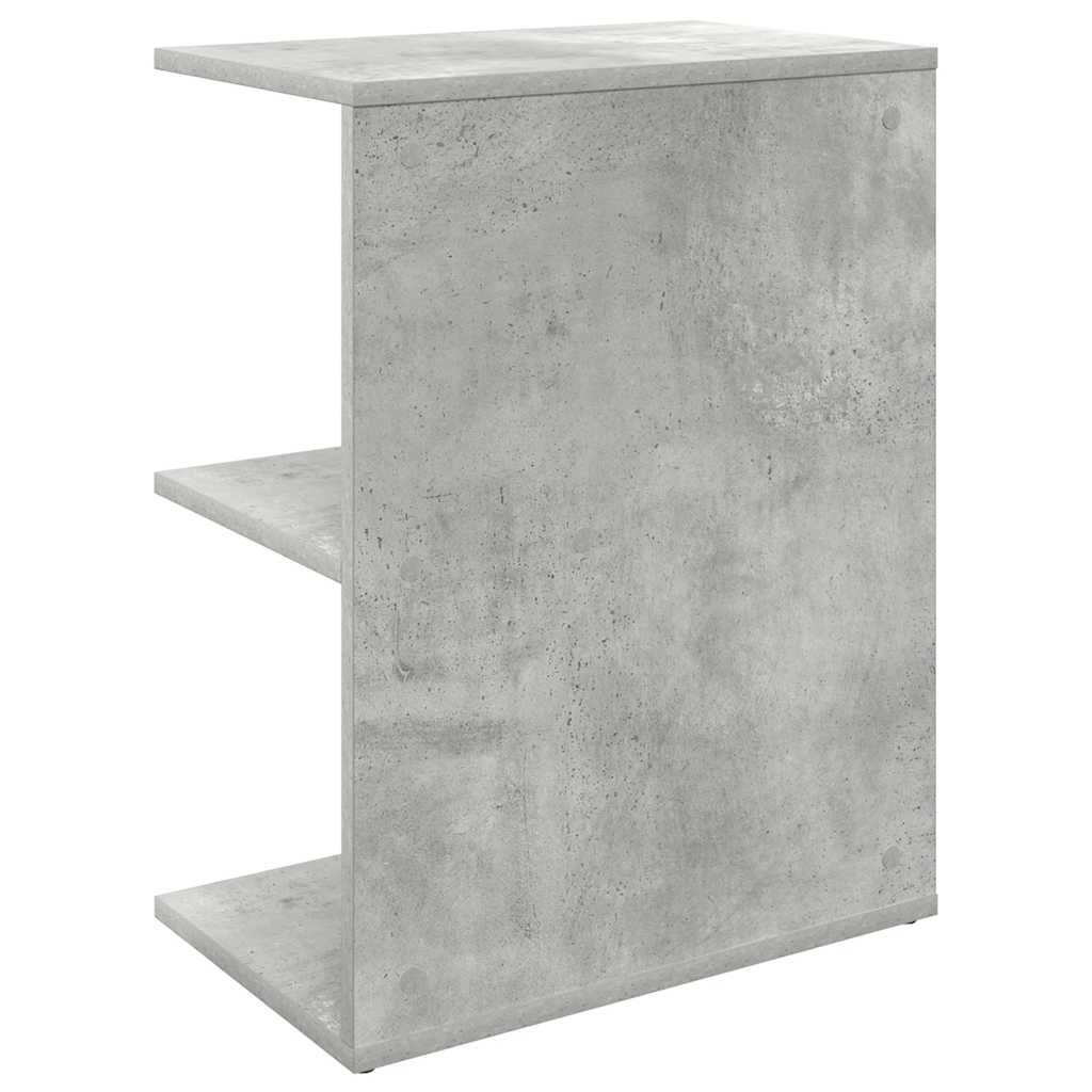 Mesas cabeceira 2 pcs 46,5x29x61cm deriv. madeira cinza cimento