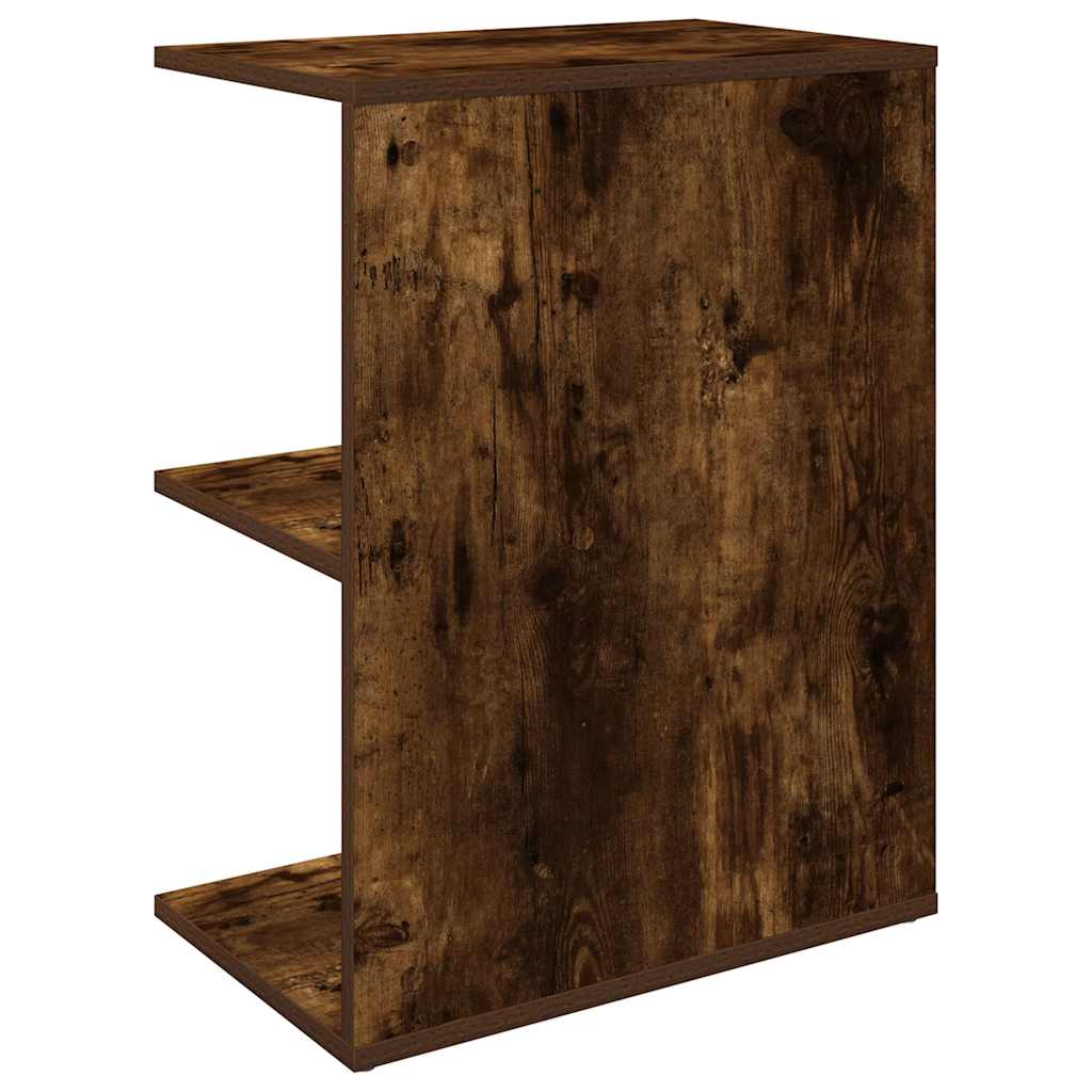 Mesa cabeceira 46,5x29x61cm derivados madeira carvalho fumado