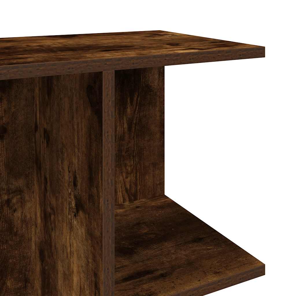 Mesa cabeceira 46,5x29x61cm derivados madeira carvalho fumado