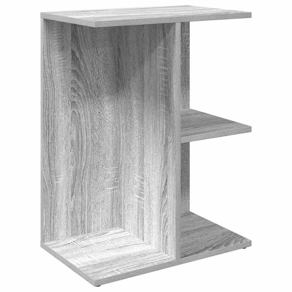 Mesas cabeceira 2pcs 46,5x29x61 cm deriv. madeira cinza sonoma