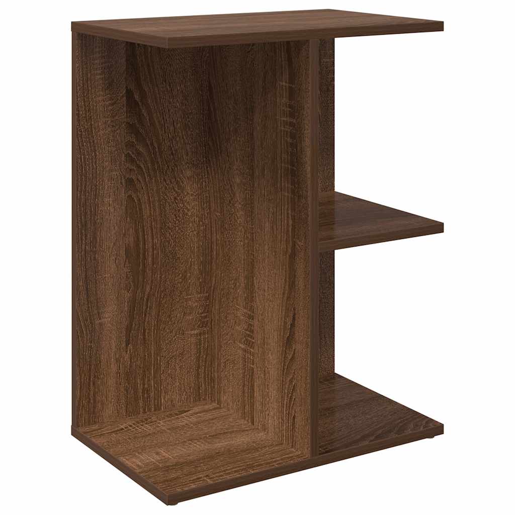 Mesas cabeceira 2pcs 46,5x29x61 deriv.madeira carvalho castanho