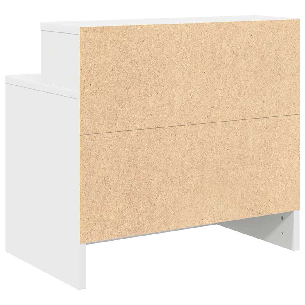 Mesa de cabeceira com gaveta 51x31x47 cm branco
