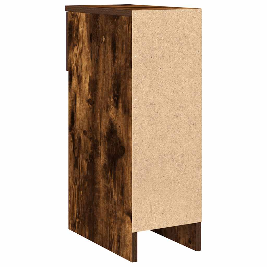 Mesas de cabeceira com gaveta 2 pcs 20x36x60 cm carvalho fumado