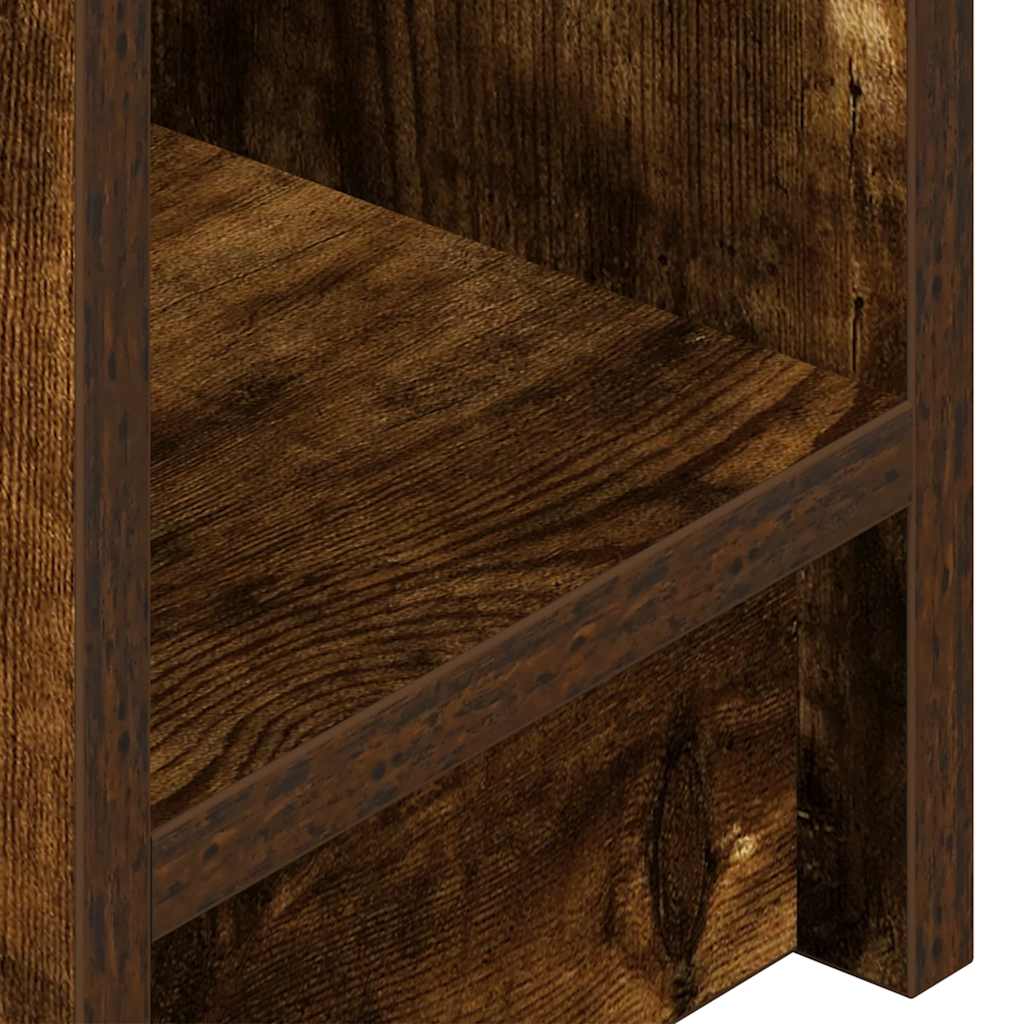 Mesas de cabeceira com gaveta 2 pcs 20x36x60 cm carvalho fumado