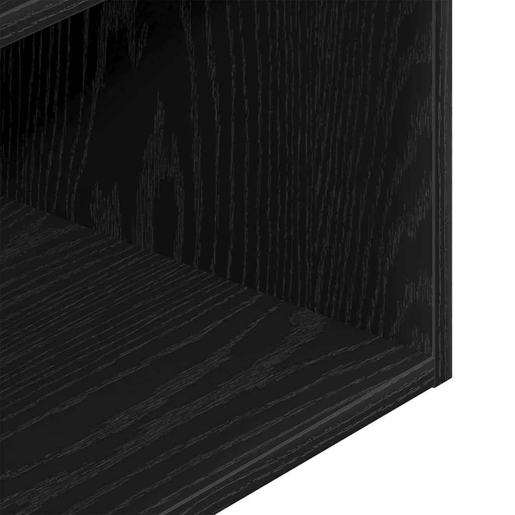 Mesas de cabeceira com gaveta 2 pcs 35x34x66,5cm carvalho preto