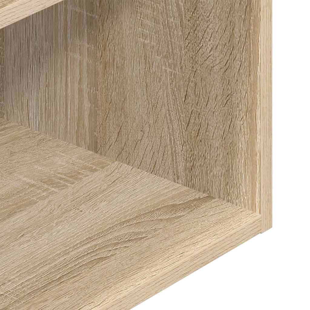 Mesas de cabeceira com gaveta 2pcs 35x34x66,5cm carvalho sonoma