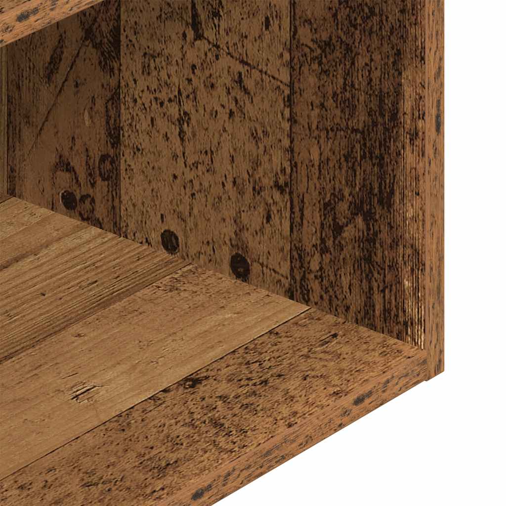 Mesas de cabeceira com gaveta 2 pcs 35x34x66,5 cm madeira velha