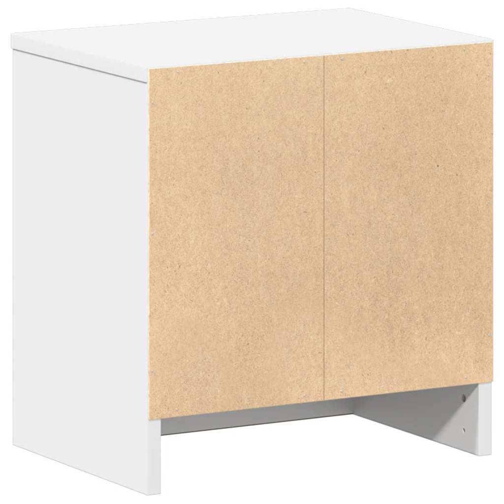 Mesa de cabeceira com gaveta 39x28x41 cm branco