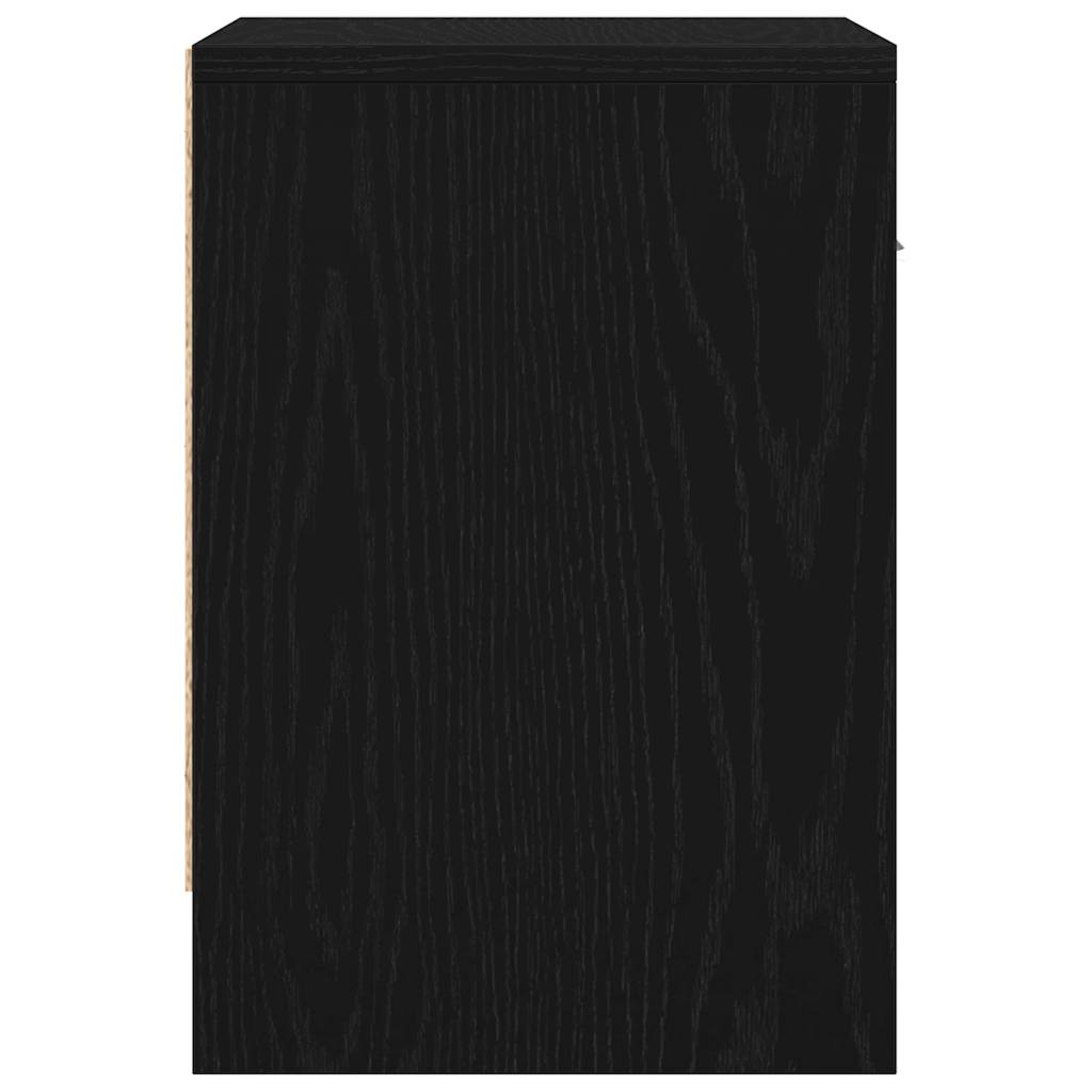 Mesa de cabeceira com gaveta 39x28x41 cm preto
