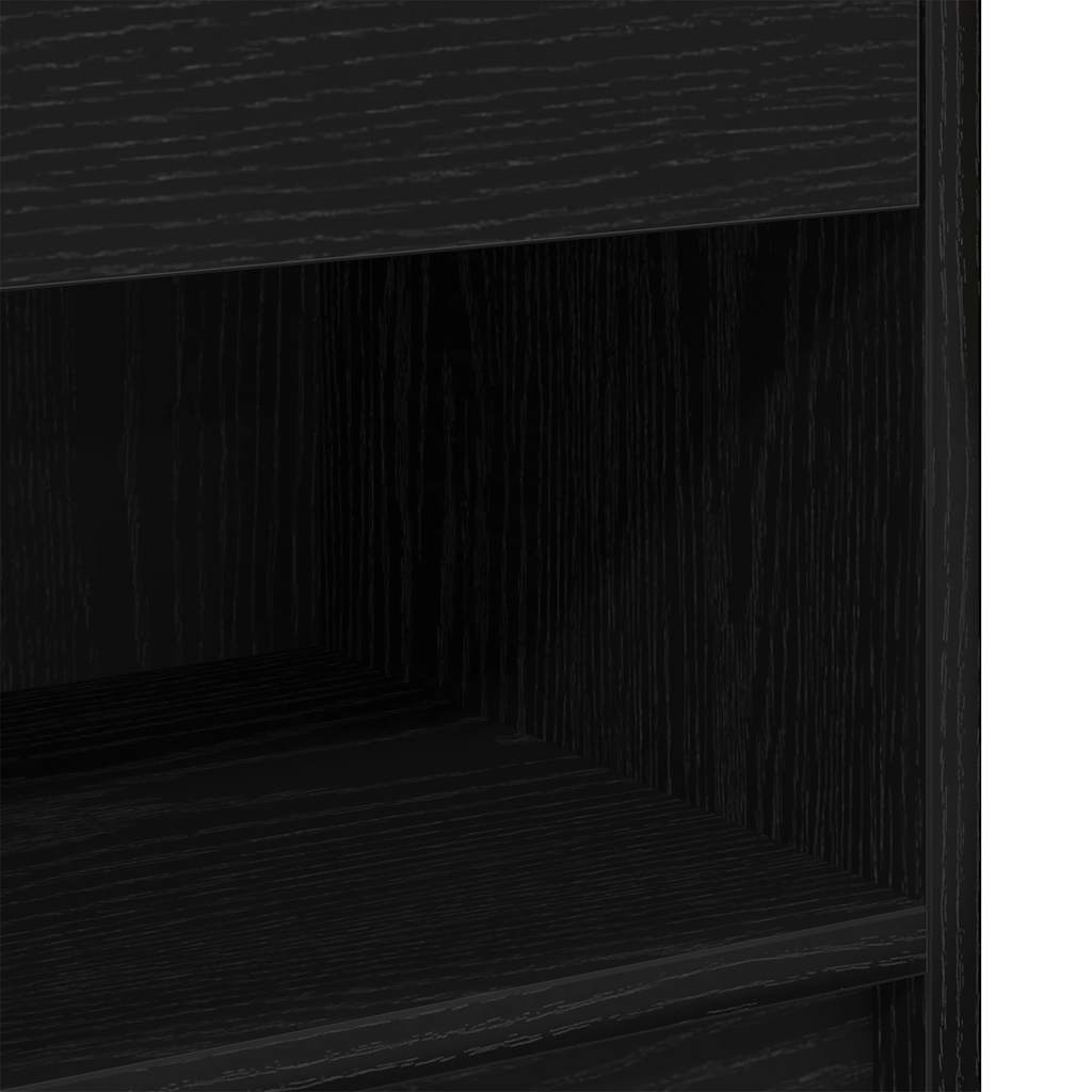 Mesas de cabeceira 2 pcs com gaveta 39x28x41 cm preto