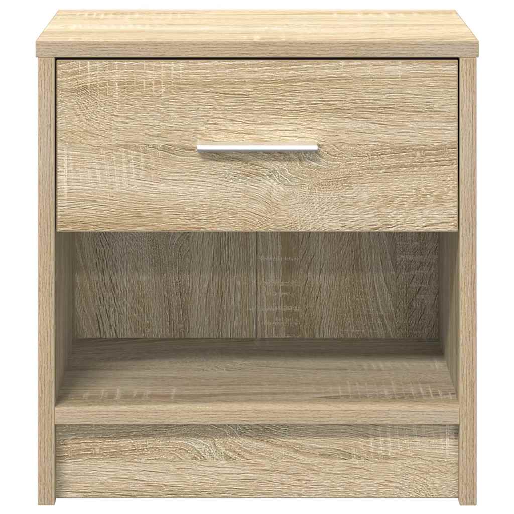 Mesa de cabeceira com gaveta 39x28x41 cm carvalho sonoma