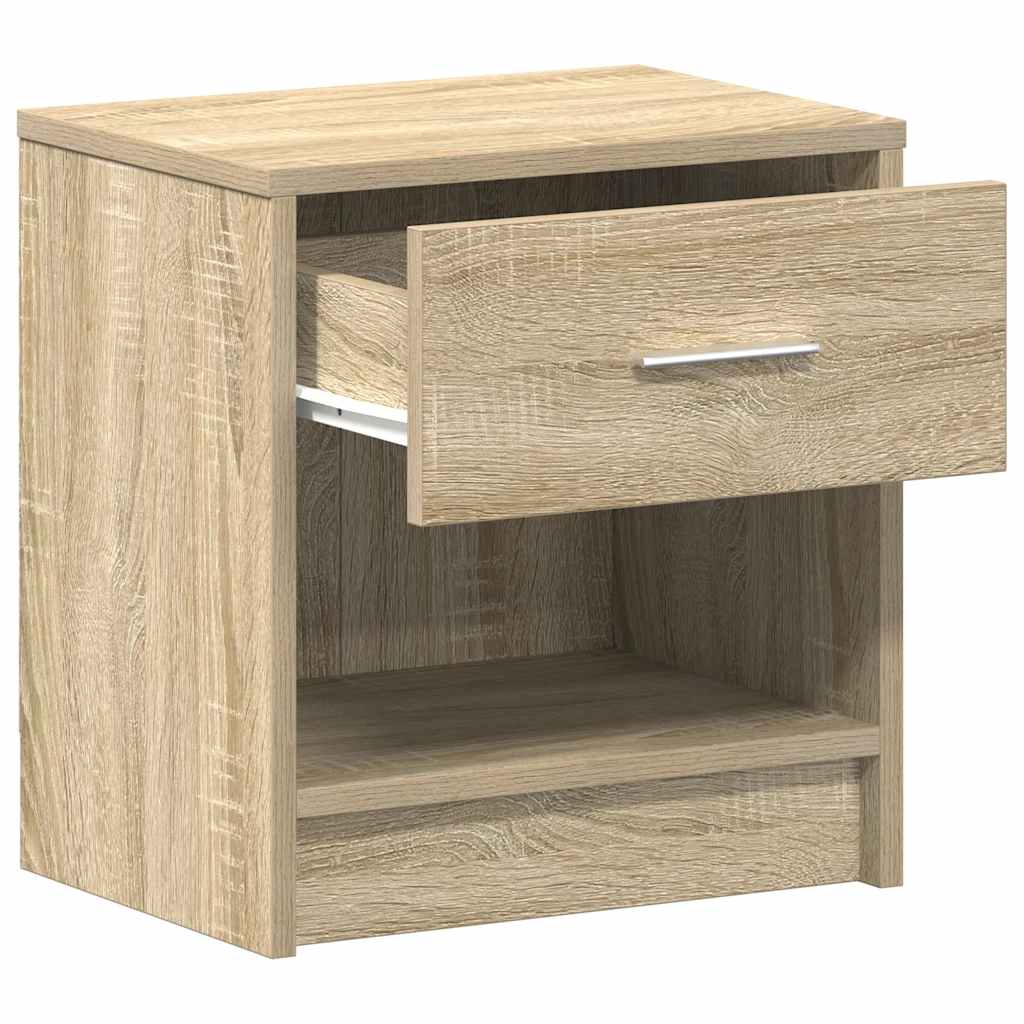 Mesa de cabeceira com gaveta 39x28x41 cm carvalho sonoma