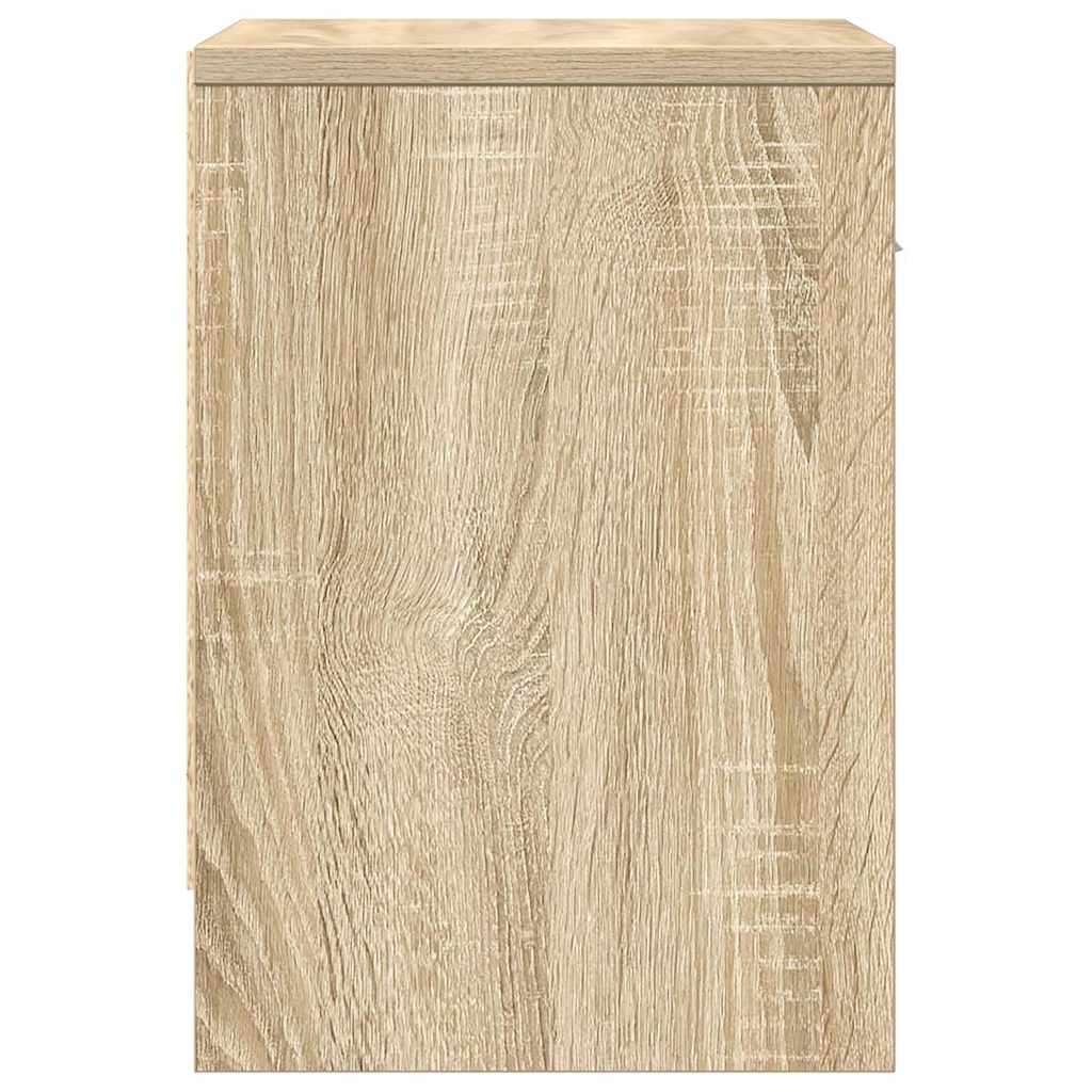 Mesa de cabeceira com gaveta 39x28x41 cm carvalho sonoma