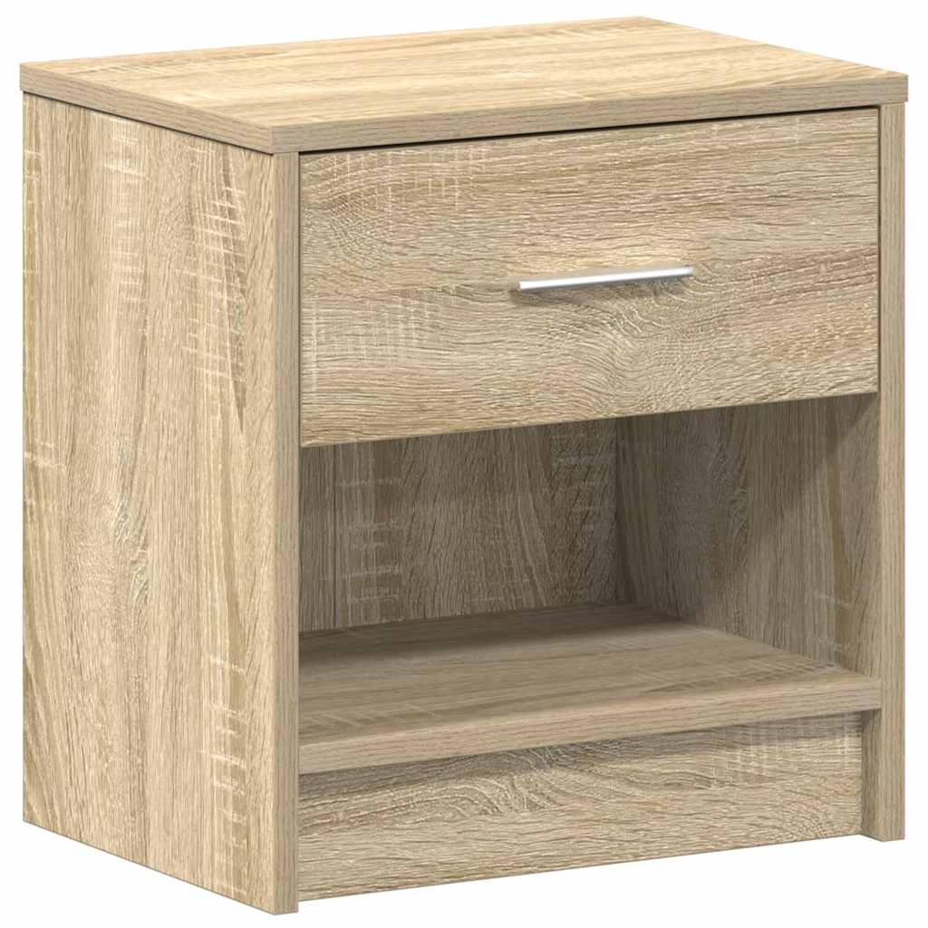 Mesas de cabeceira 2 pcs com gaveta 39x28x41 cm carvalho sonoma