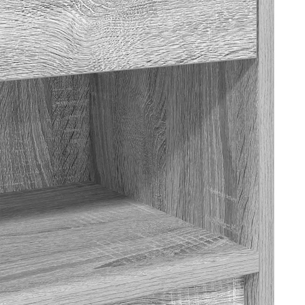 Mesas de cabeceira 2 pcs com gaveta 39x28x41 cm cinzento sonoma