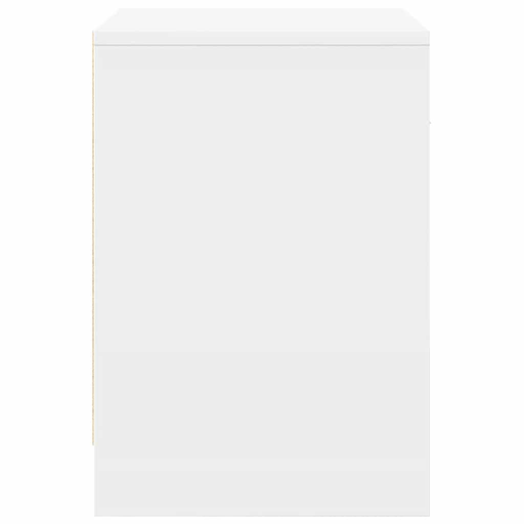 Mesa de cabeceira com gaveta 40x34x50 cm branco