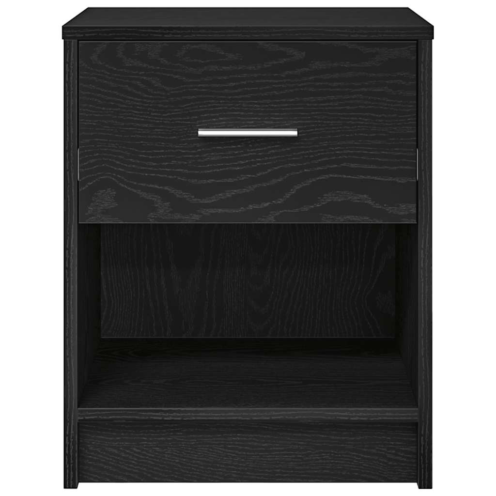 Mesa de cabeceira com gaveta 40x34x50 cm preto