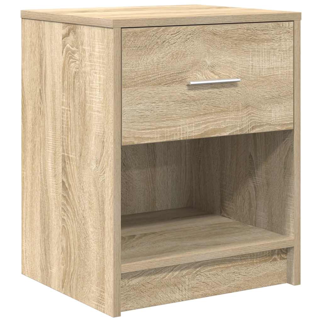 Mesas de cabeceira 2 pcs com gaveta 40x34x50 cm carvalho sonoma