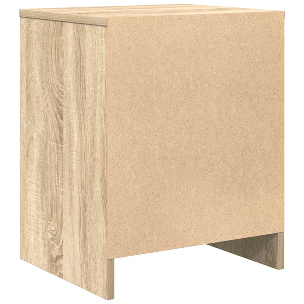 Mesas de cabeceira 2 pcs com gaveta 40x34x50 cm carvalho sonoma