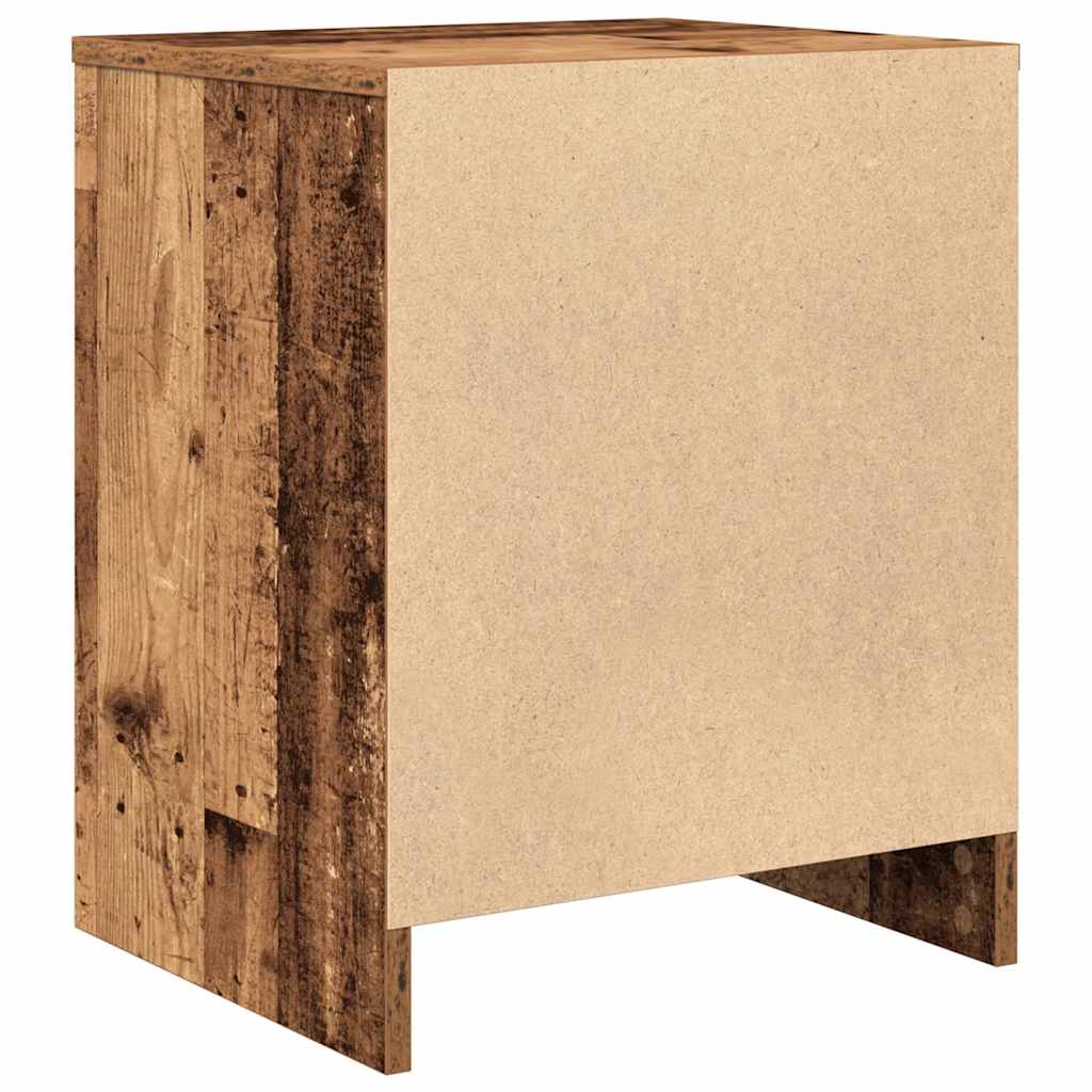Mesa de cabeceira com gaveta 40x34x50 cm madeira velha