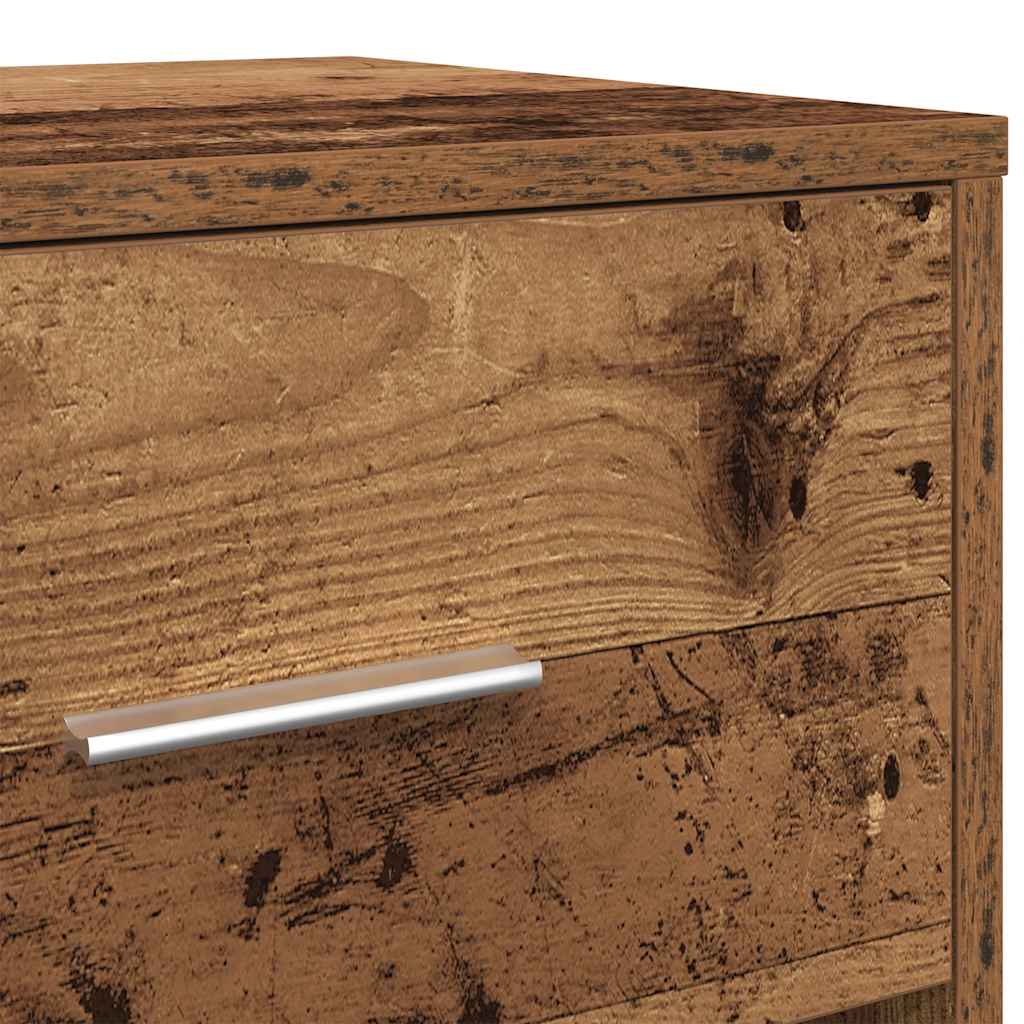 Mesa de cabeceira com gaveta 40x34x50 cm madeira velha